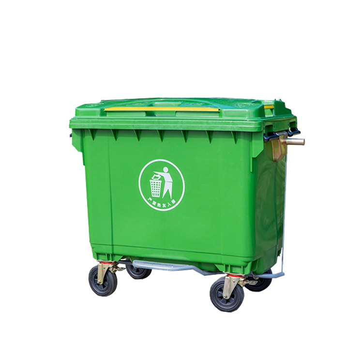 660l Large Outdoor Recycling Plastic Garbage Bin from China